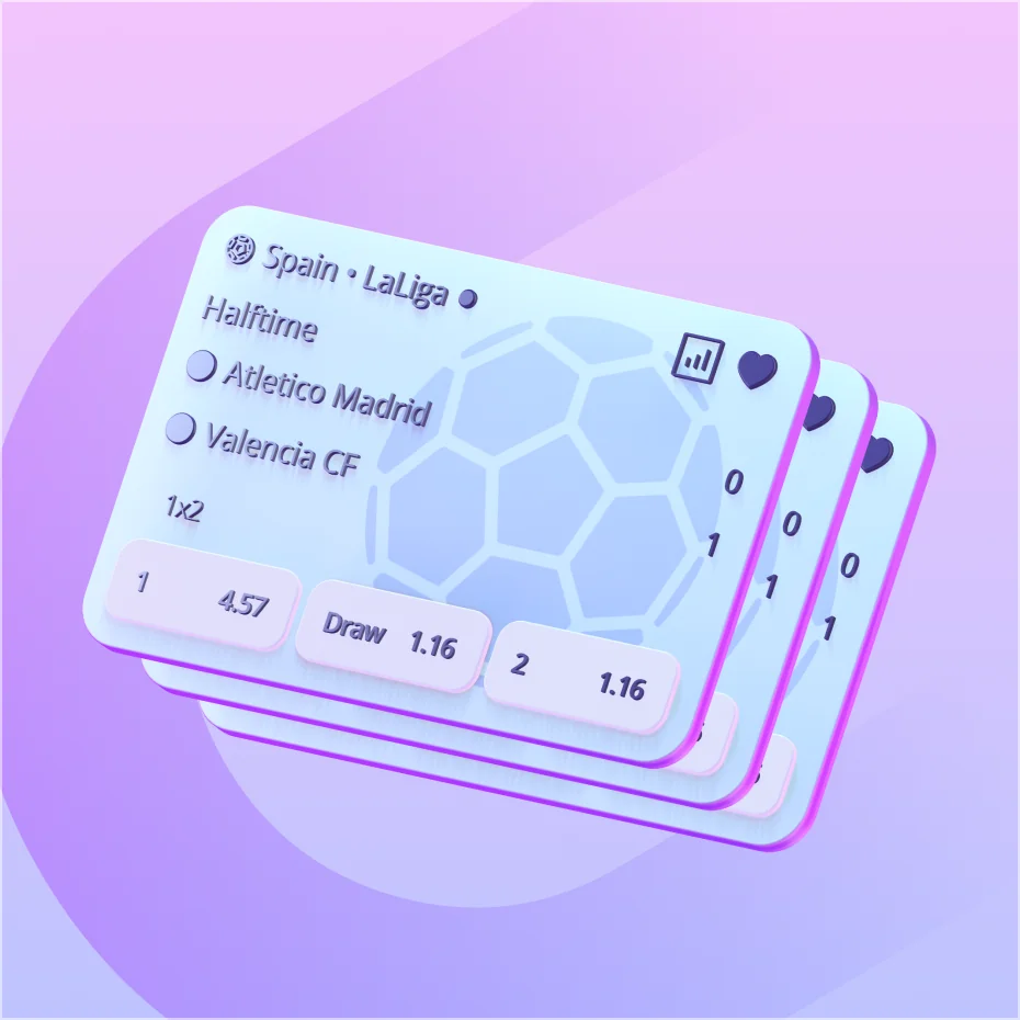 Sportsbook UI preview